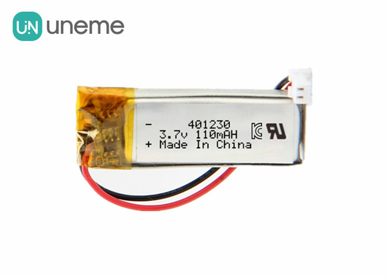 batteria ricaricabile 401230 110mAh del polimero del litio di autoscarica bassa 3.7V