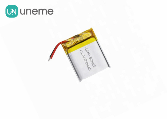 batteria su ordinazione 502025 3.7V 210mAh del polimero del litio di 5.1*19.5*24mm con i CB IEC62133